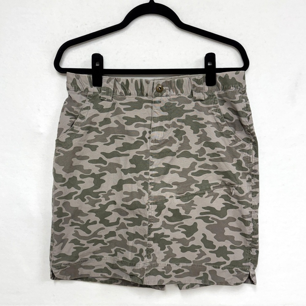 Duluth Trading Rootstock Gardening Skort Size 8, Camo Pockets Mesh Shorts Hiking